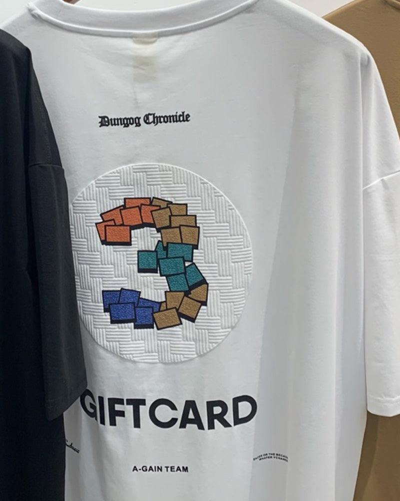 Big & Tall Solid Color Graphic Streetwear T-Shirt for big men view 10