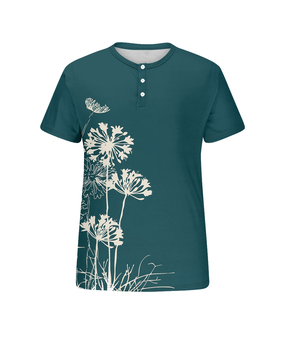 Big & Tall Green Graphic T-Shirt for big men view 4
