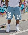 Big & Tall Denim Graffiti Streetwear Jeans for big men