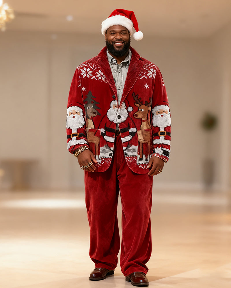 Big & Tall Graphic Two-piece Set for big men view 5