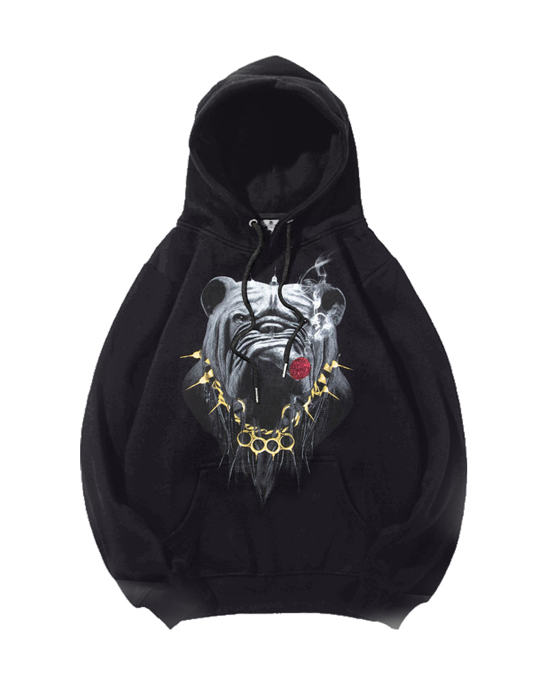 Big & Tall Graphic Hoodie for big men view 3