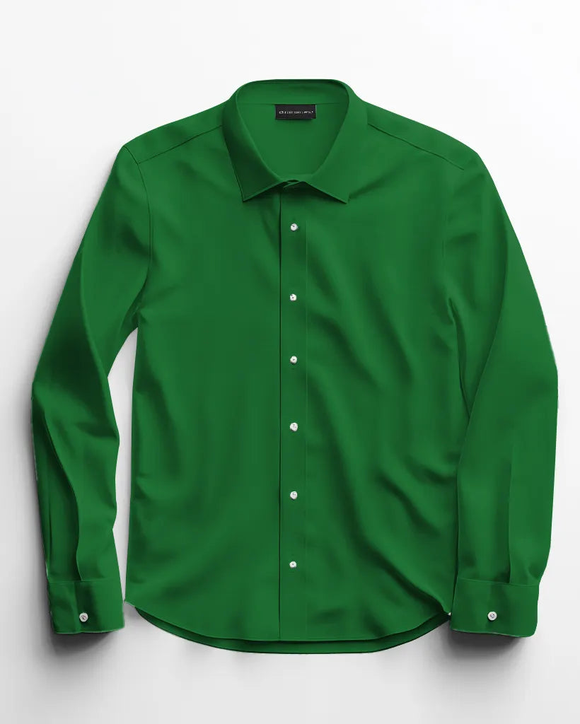 Big & Tall Solid Color Shirt Pants Set for big men view 23