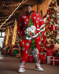 Big & Tall Graphic Graffiti Hoodie Sweatpants Set for big men view 1