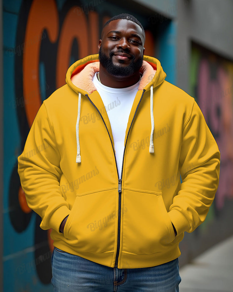 Big & Tall Solid Color Hoodie for big men view 7