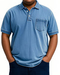 Big & Tall Denim Washed T-Shirt for big men
