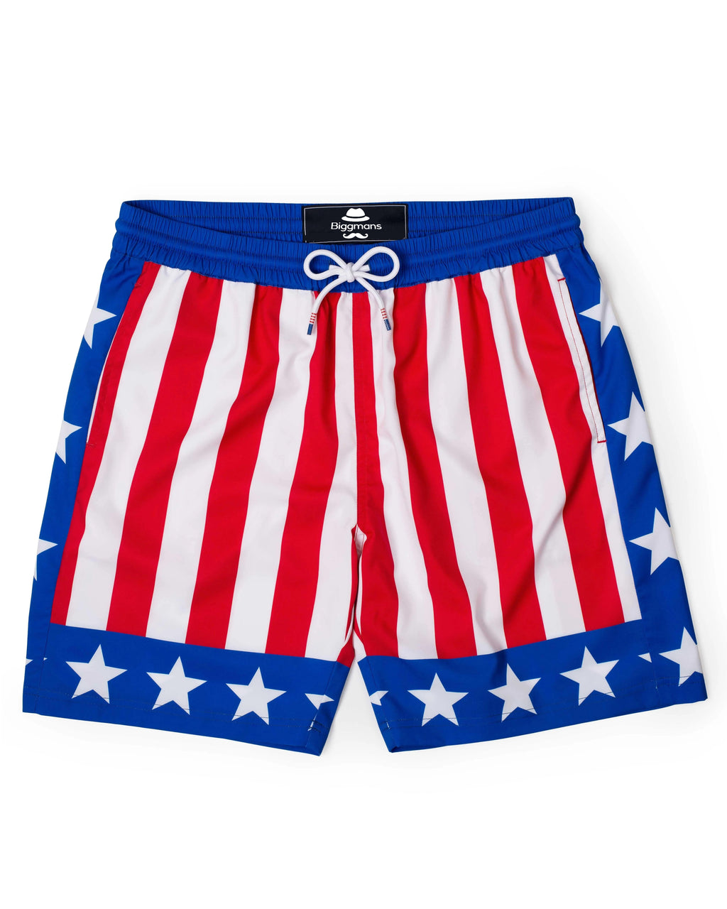 Big & Tall Hawaiian Tropical Colorblock Shorts for big men view 3