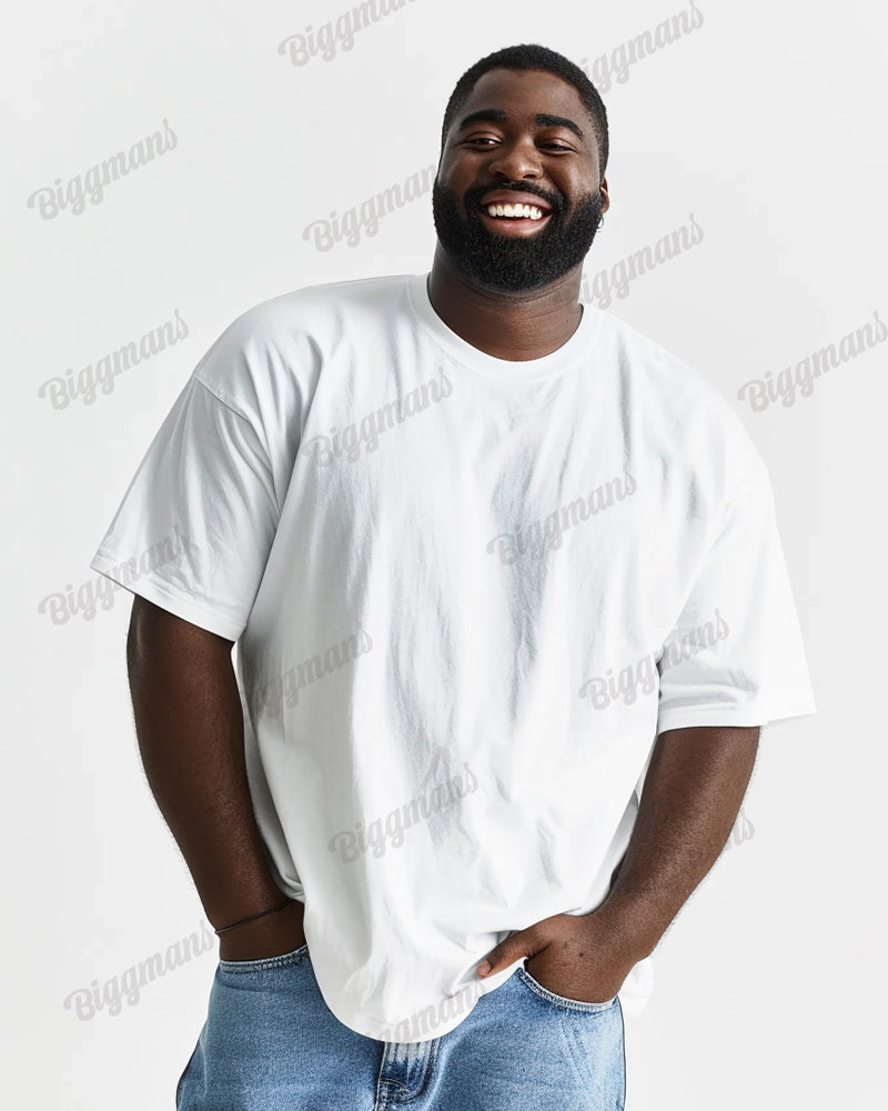 Big & Tall Solid Color T-Shirt for big men view 1