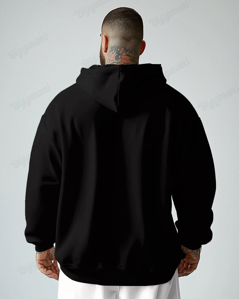 Big & Tall Geometric Hoodie for big men view 8