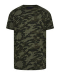 Big & Tall Green Camouflage T-Shirt for big men view 1
