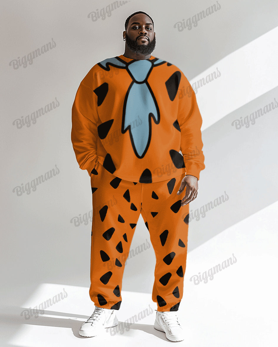 Big & Tall Streetwear Two-piece Set for big men view 1