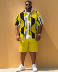 Big & Tall Geometric Jeans for big men view 1