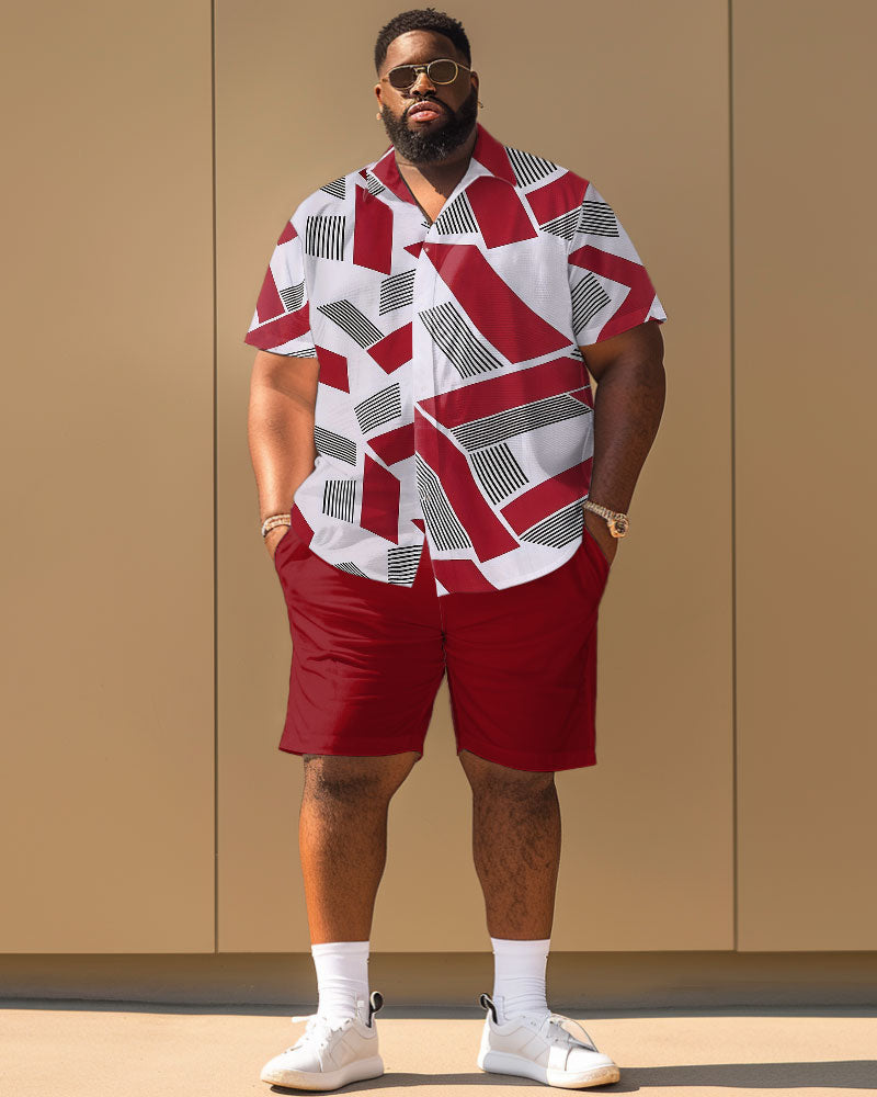 Big & Tall Geometric Jeans for big men view 1