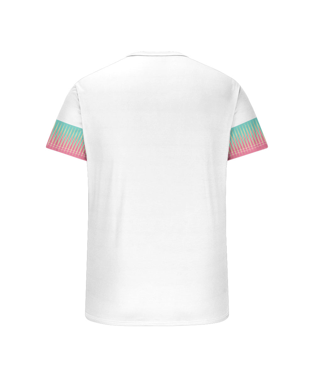 Big & Tall Red Green Gradient T-Shirt for big men view 5