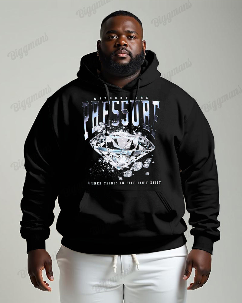 Big & Tall Graphic Hoodie for big men view 1