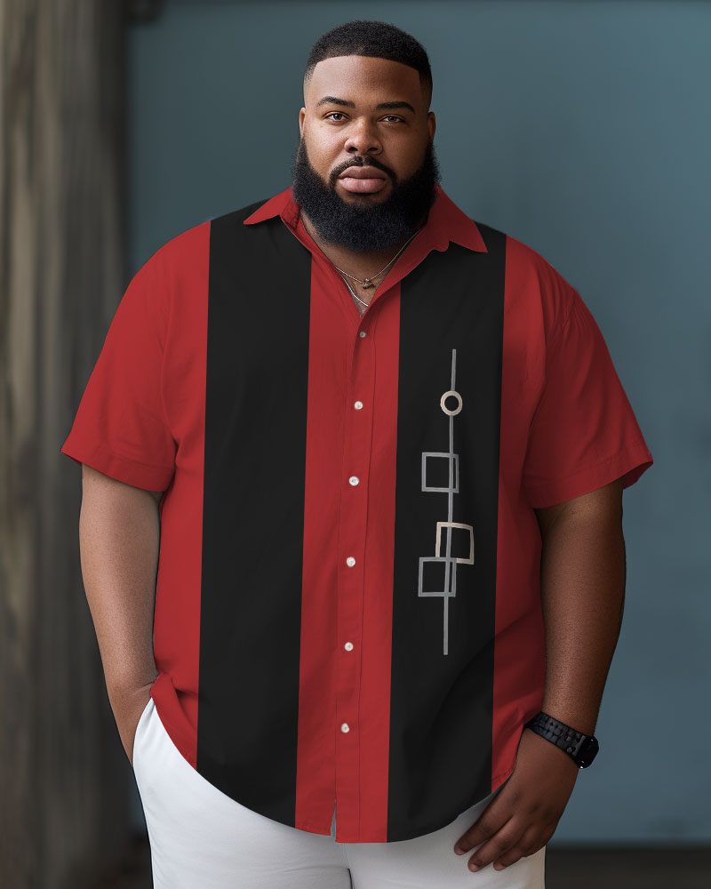 Big & Tall Hawaiian Short Sleeve Shirt for big men view 1