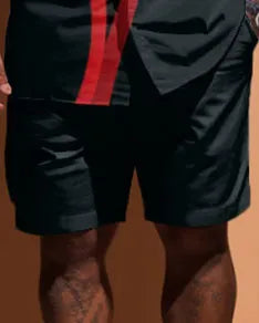 Big & Tall Graphic T-Shirt Shorts Set for big men view 3