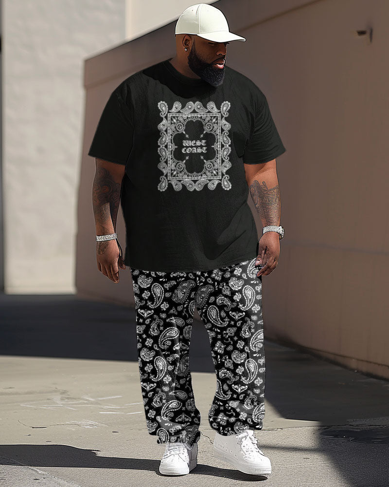 Big & Tall Graphic Two-piece Set for big men view 1