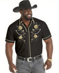 Big & Tall Western Short Sleeve Shirt for big men view 1