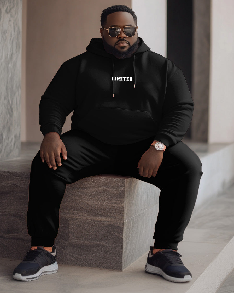 Big & Tall Graphic Hoodie for big men view 4