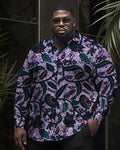 Big & Tall Geometric Two-piece Set for big men view 2