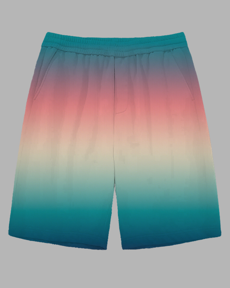 Big & Tall Gradient Shorts for big men