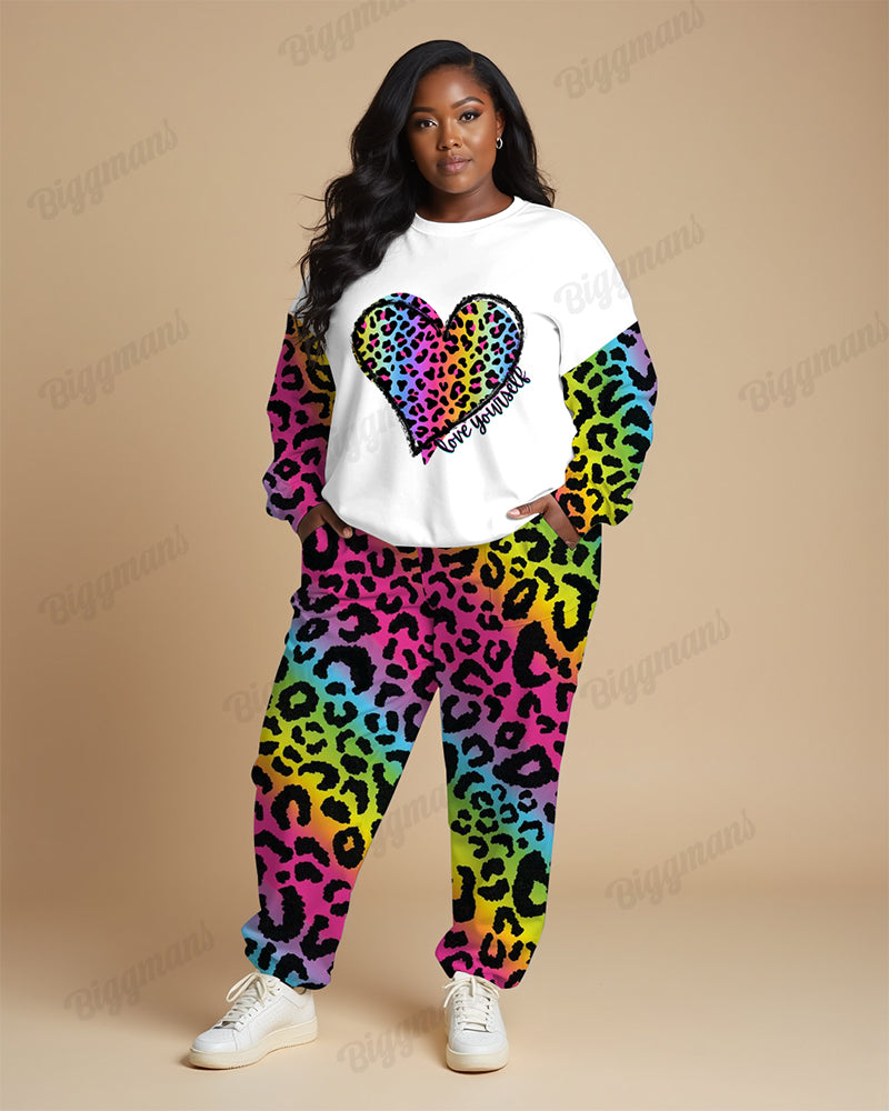 Big & Tall Graphic Two-piece Set for big men view 1