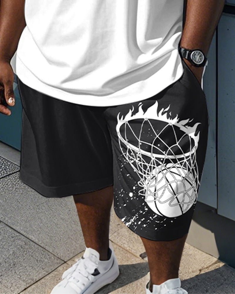Big & Tall Graphic Two-piece Set for big men view 3
