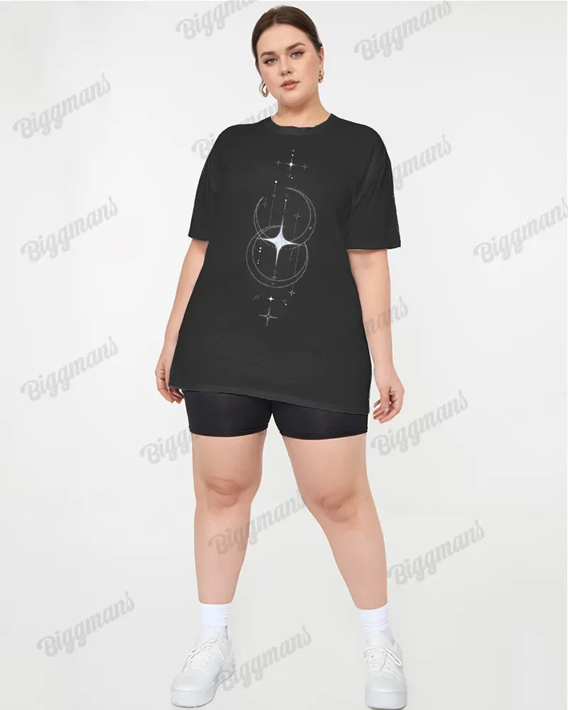 Big & Tall Graphic T-Shirt Pants Set for big men view 3