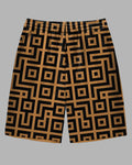 Big & Tall Geometric Shorts for big men