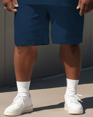 Big & Tall Colorblock Streetwear Jeans for big men view 3