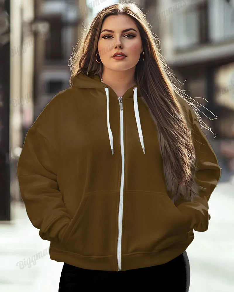 Big & Tall Solid Color Hoodie for big men view 10