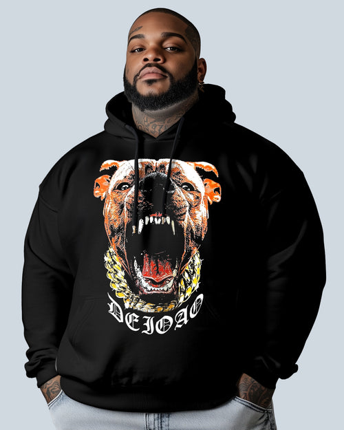 Big & Tall Graphic Hoodie for big men view 1