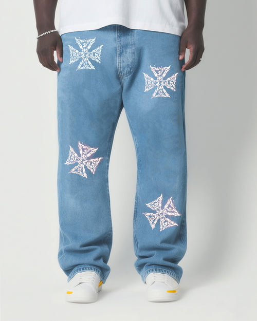 Big & Tall Denim Streetwear Jeans for big men