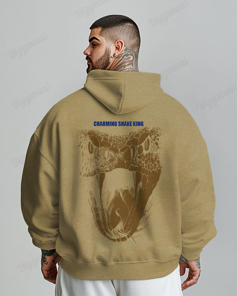 Big & Tall Graphic Hoodie for big men view 3