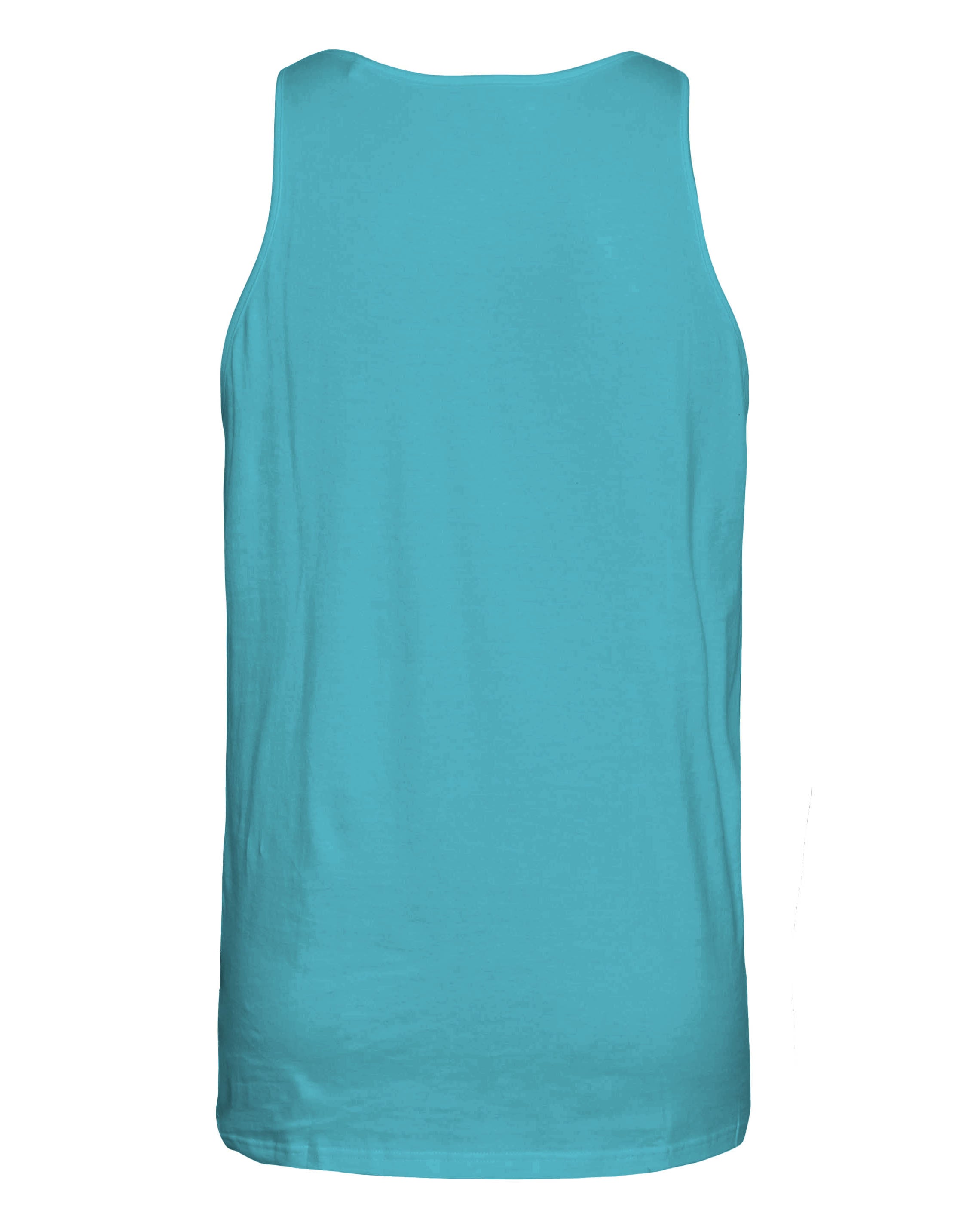 Big & Tall Blue Graphic Tank Top for big men view 3