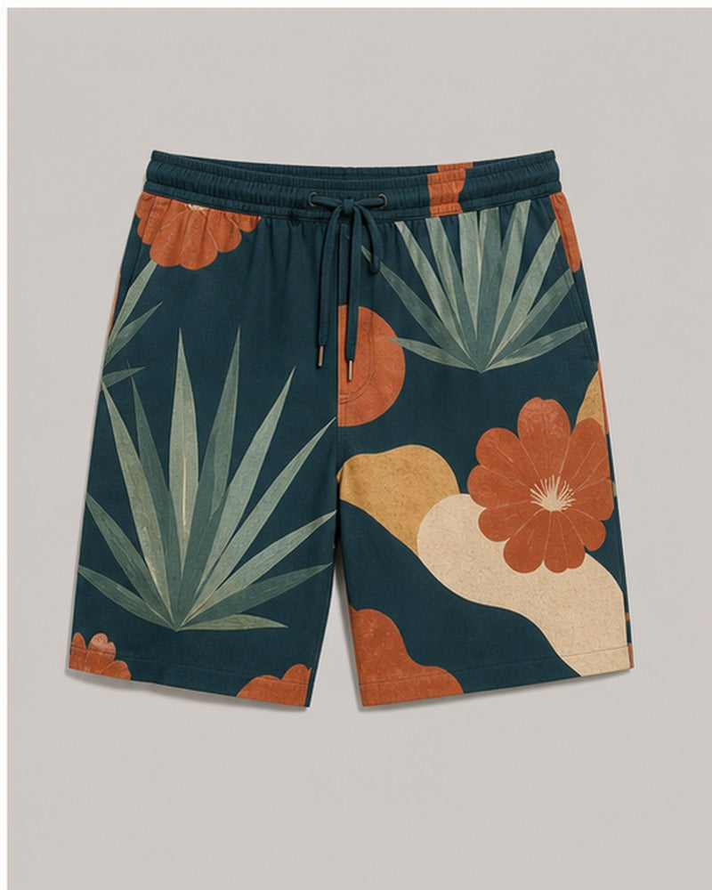 Agave Sun Cutout big and tall shorts only, front product view