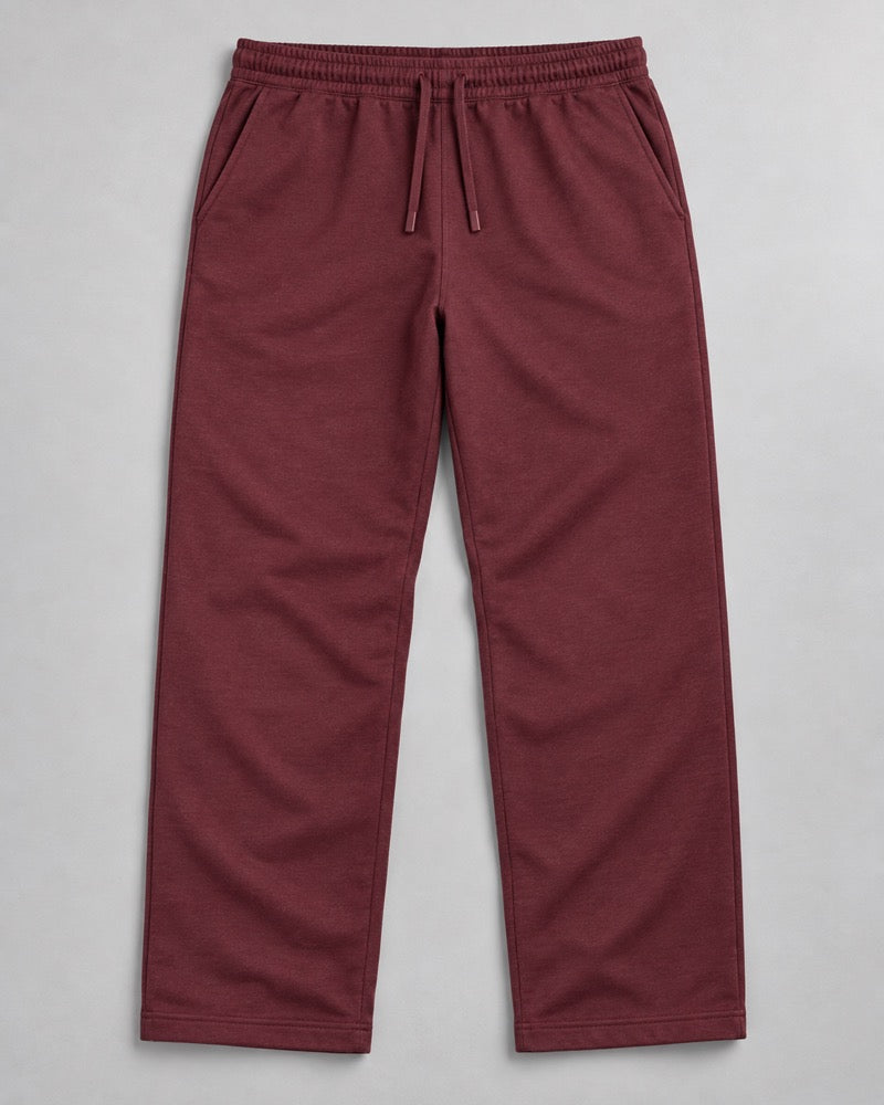 Burgundy Brass Fanrail pants only, front product view