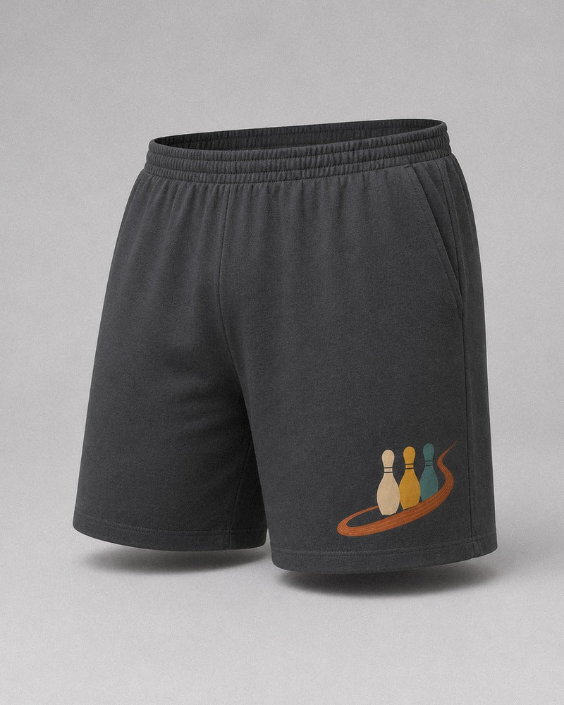 Copper Bowling Loop big and tall shorts only, front product view