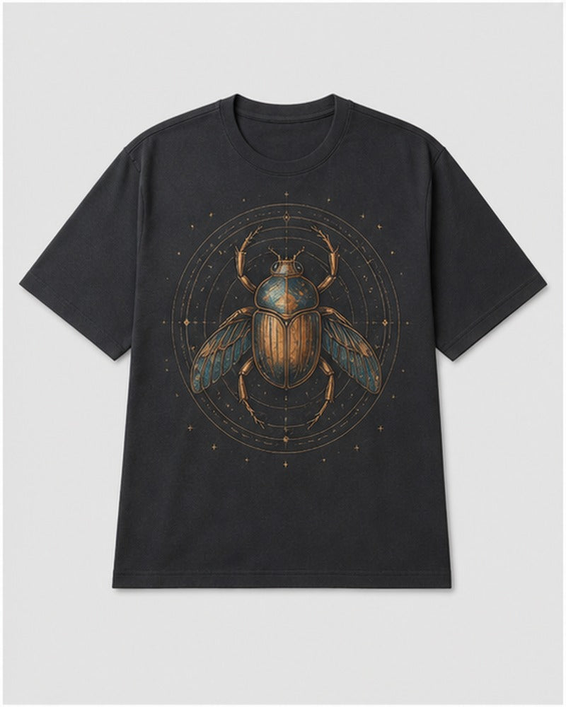 Copper Scarab Atlas big and tall t-shirt only, front product view