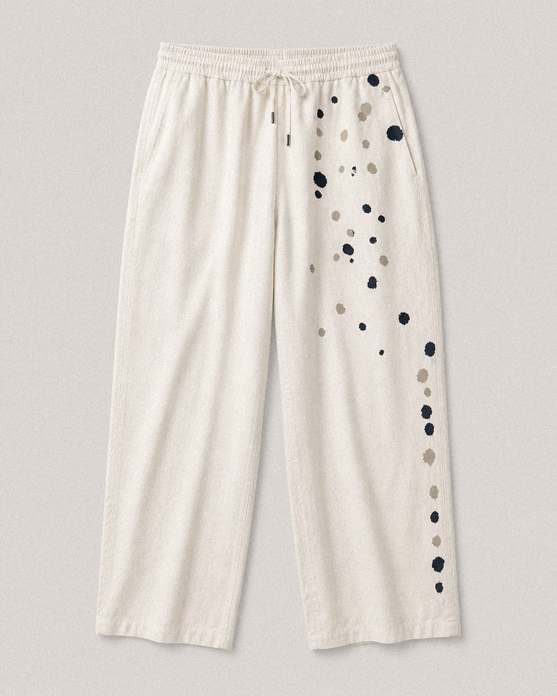 Ecru Ink Pebble big and tall pants only, front product view