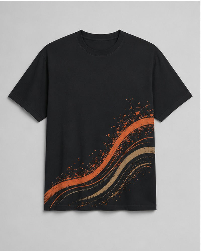 Ember Velocity Wave big and tall t-shirt only, front product view