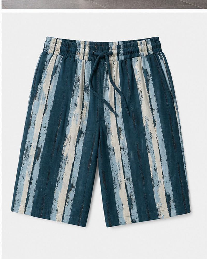 Glacier Birch Rhythm big and tall shorts only, front product view