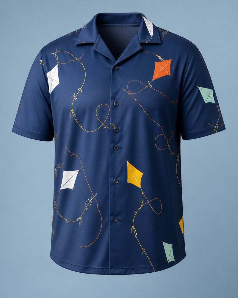Harbor Kite Cutout pocket-free big and tall shirt only, front product view