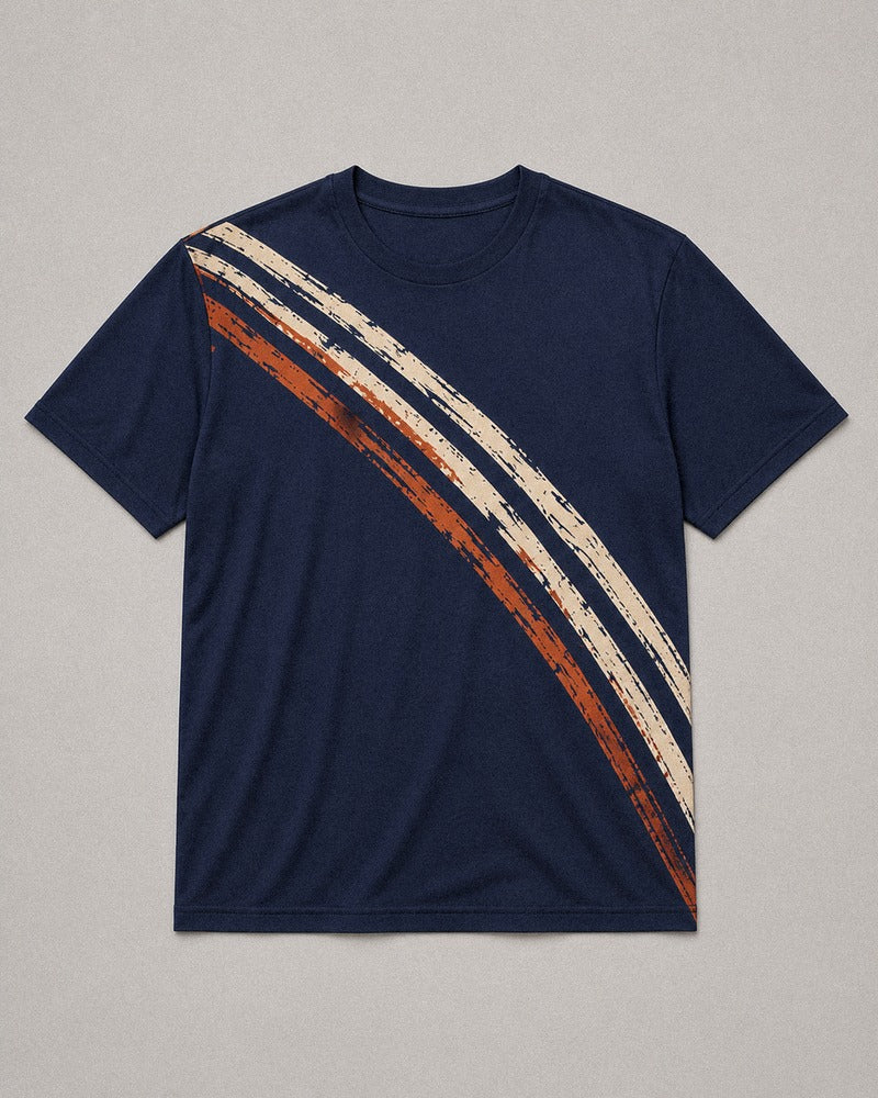 Harbor Loom Signal big and tall t-shirt only, front product view