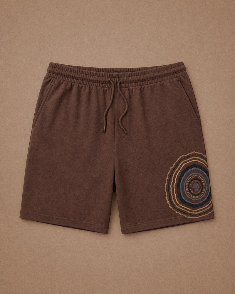 Ironwood Fossil Trace big and tall shorts only, front product view