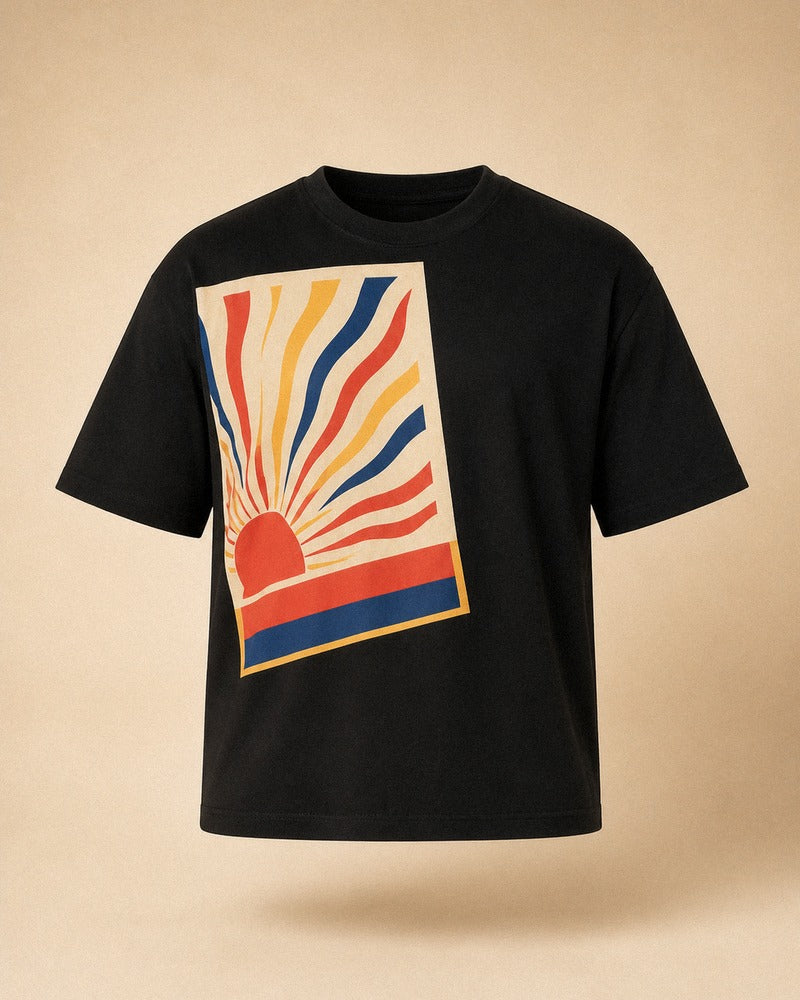 Matchbook Sunburst big and tall t-shirt only, front product view