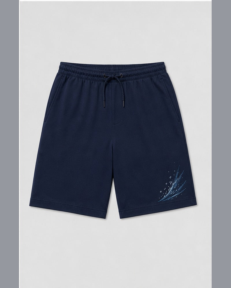 Midnight Marlin Wake big and tall shorts only, front product view