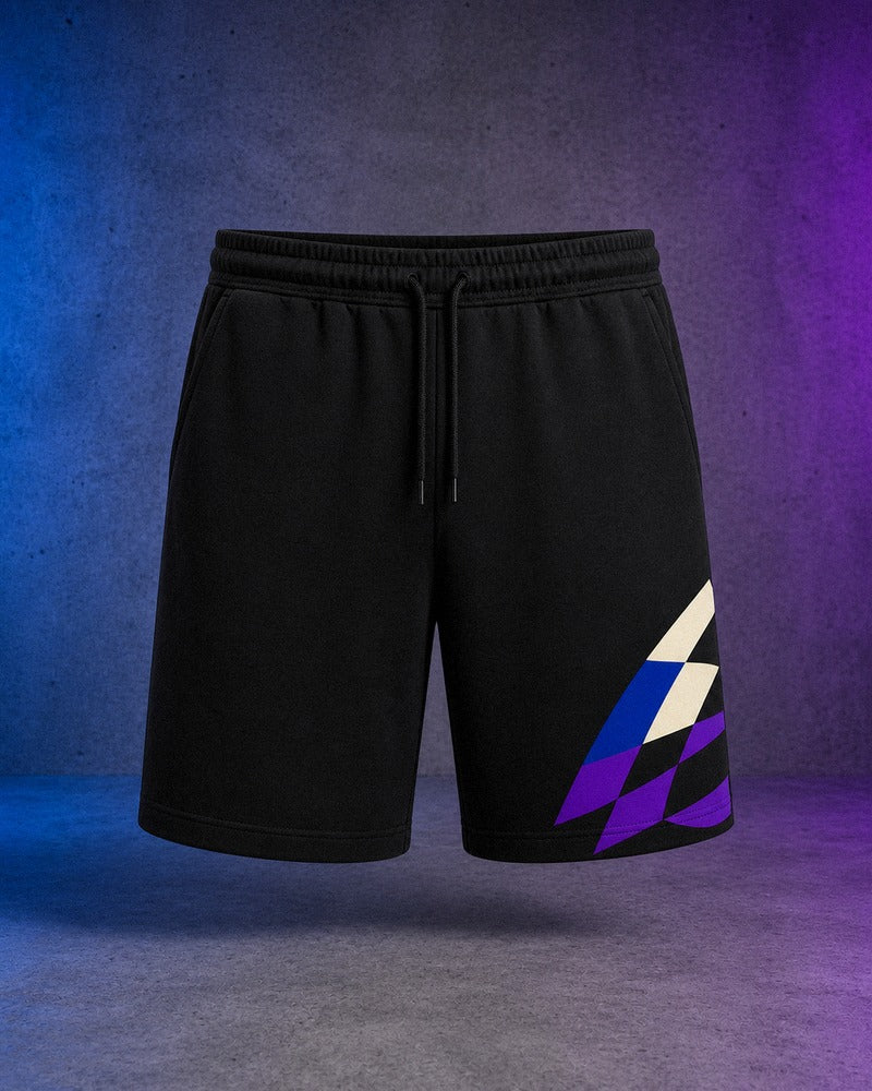 Night Arcade Fold big and tall shorts only, front product view