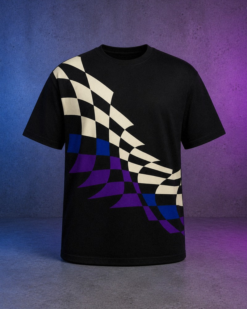Night Arcade Fold big and tall t-shirt only, front product view