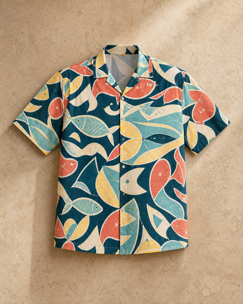 Paperfish Market pocket-free big and tall shirt only, front product view